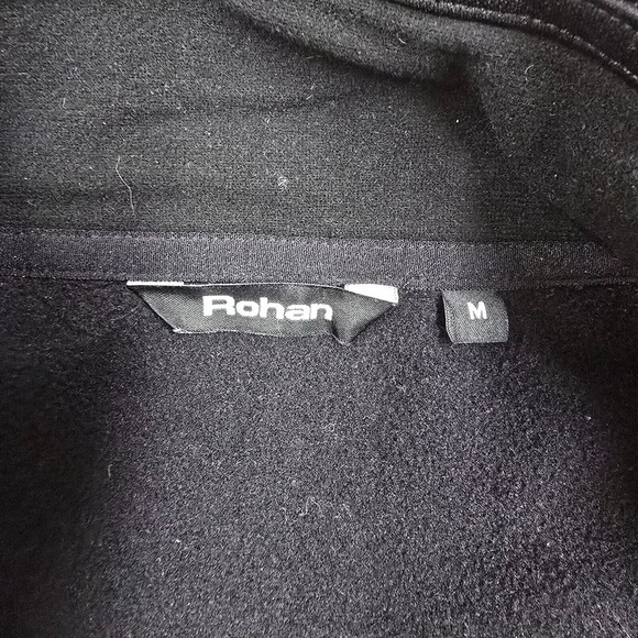 Rohan Fellside Vest Mens Medium Black Stretch Full Zip Pockets Outdoors Hiking‎ - Picture 5 of 11